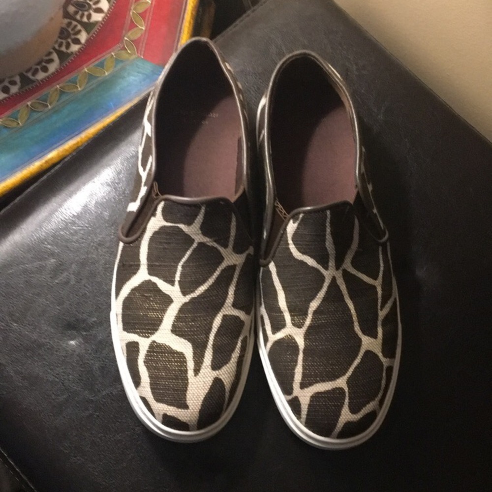 Cole Haan Giraffe Print Sneaker Slide Ons